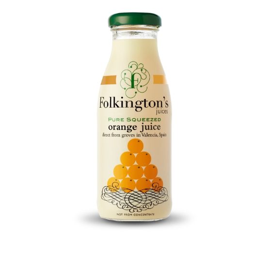 Folkingtons - Orange Juice  (12 x 250ml)