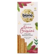 Biona Organic-Quinoa Grissini Italian Breadsticks(12 x 125g)
