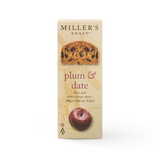 Miller's Toast - Plum & Date (6 x 100g)