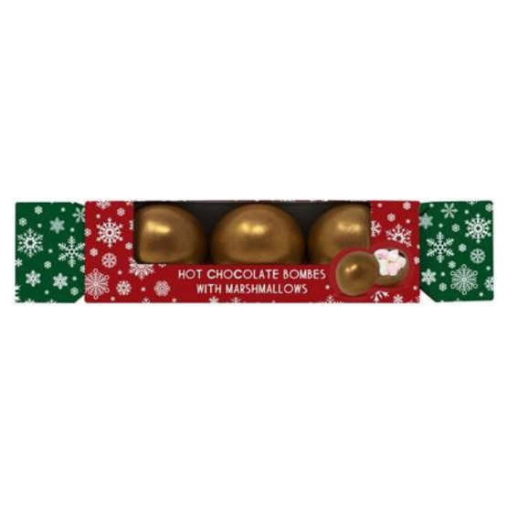 Cocoba - Hot Chocolate Bombe Christmas Cracker Pack (6 x 150g)