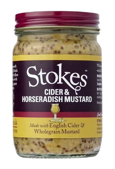 Stokes - Cider & Horseradish Mustard (6 x 185g)
