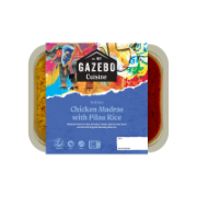 ## Gazebo - Chicken Madras & Pilau Rice (4 x 400g)