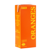Eager Drinks - Orange (Bits) Juice Carton (8 x 1ltr)