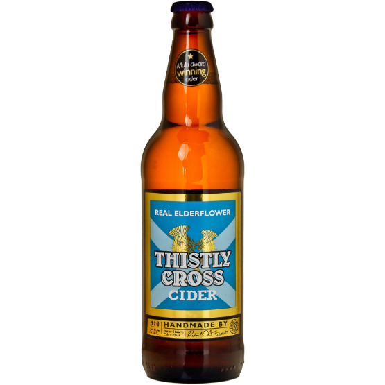 Thistly Cross - Elderflower Cider 3.4% (8 x 500ml) *New case size*