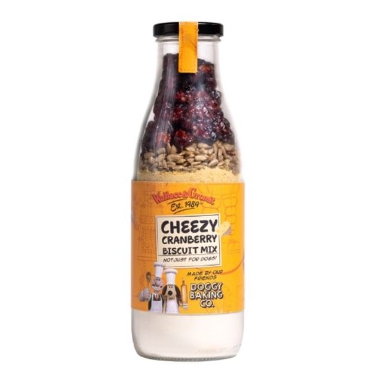 Doggy Baking Co - Wallace&Gromit Cheezy Cranberry Biscuit Mix(6x465g)