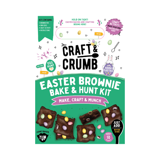 Craft & Crumb - Easter Brownie Bake & Hunt Kit (6 x 330g)