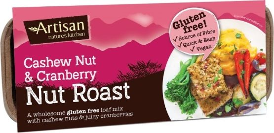 Artisan Grain - GF Cashew & Cranberry Nut Roast Mix (6x200g)