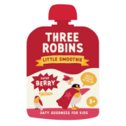 Three Robbins - Super Berry Smoothie Pouches (6 x 100g)