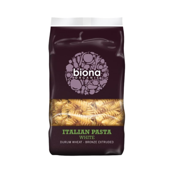 Biona Organic- White Fusilli (12 x 500g)