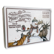 X3 Lottie Shaws - Snowman Christmas Gift Tin (4 x 925g)