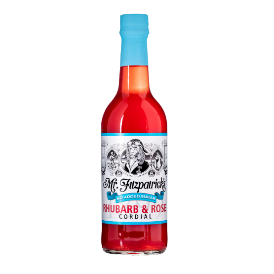 Mr Fitzpatrick - No Added Sugar - Rhubarb & Rose (6 x 500ml) 