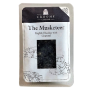 Croome Cheese - The Musketeer (Charcoal Cheddar) (6 x 150g)