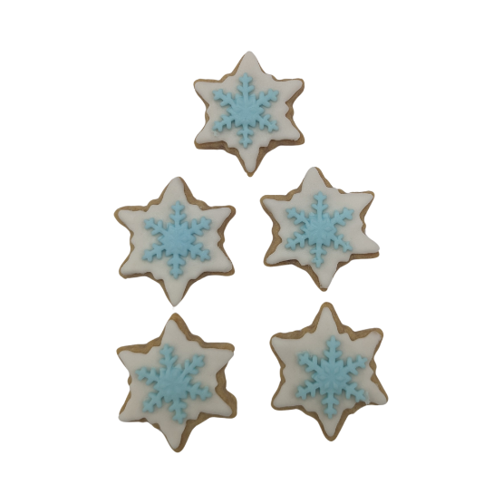 Cookielicious Mini Snowflakes