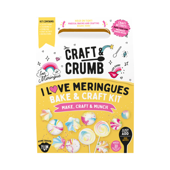 Craft & Crumb - I Love Meringues Bake & Craft Kit (6 x 215g)