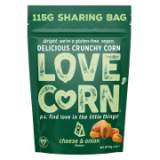 Love Corn - Crunchy Corn Vegan Cheese & Onion (6 x 115g)