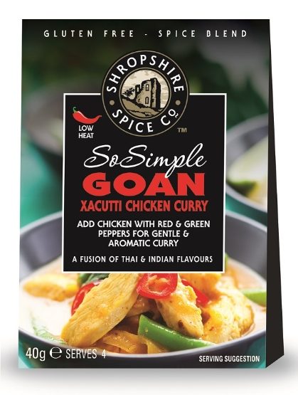 Shropshire Spice - GF Goan Xacutti Curry (10 x 40g)
