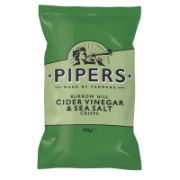 Pipers - GF Burrowhill Cider Vinegar & Sea Salt(15x150g)