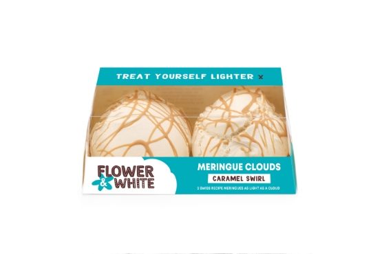Flower & White- GF Caramel Meringue Clouds (8 x 140g)