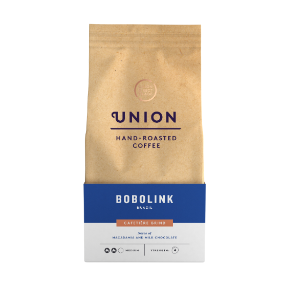 Union - Bobolink Brazilian Cafetiere (Strength 4) (6 x 200g)