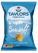 Taylors - Sea Salt 150G Crisps (8 X 150g)
