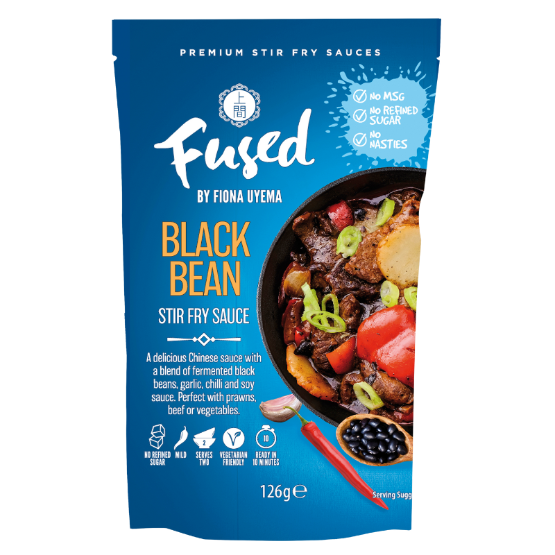 Fused by Fiona - Black Bean Stir Fry Sauce (18 x 100g)