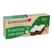Lovemore - 5 Iced Fruit Cake Slices (6 x 260g)