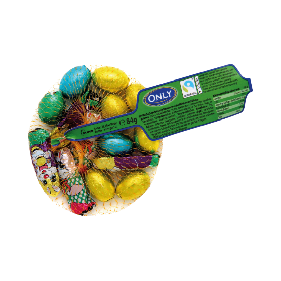 Bysel - Milk Chocolate Creme Filled Eggs & Bunnies Nets (24 x 84g)