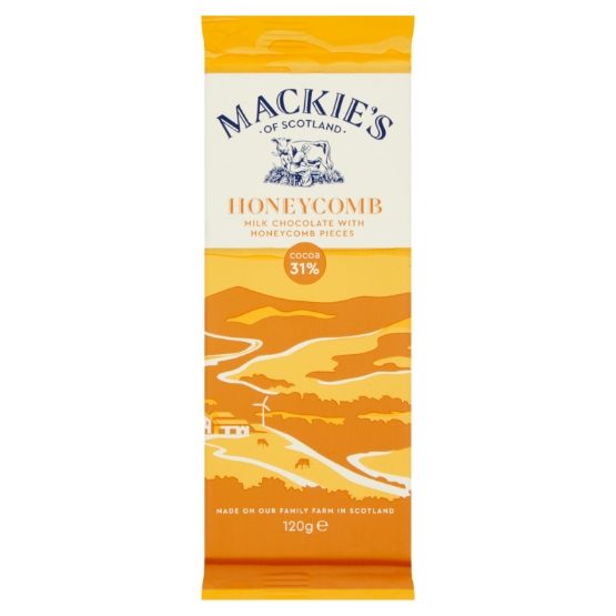 Mackies - Honeycomb Dairy Milk Chocolate Bar (15 x 120g)