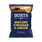 Burts Mature Cheddar and Spring Onion Crisps