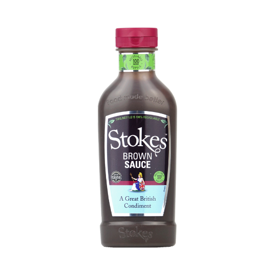 Stokes Squeezy Bottle Real Brown Sauce