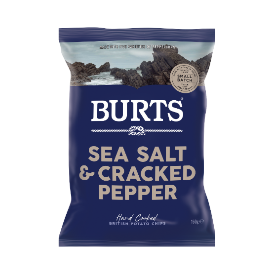 Burts Sea Salt and Cracked Pepper Crisps