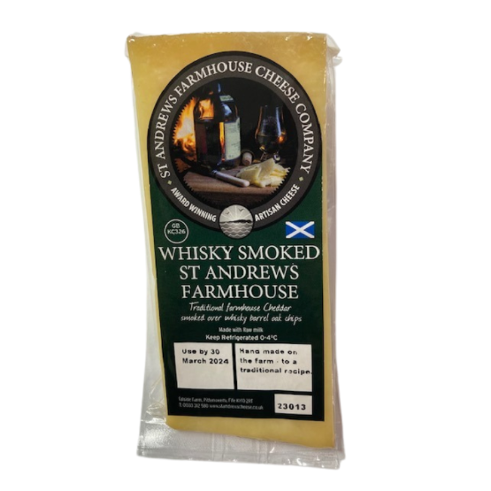 St Andrews Cheese Whisky Smoked Cheddar