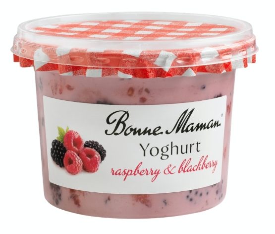Bonne Maman - Raspberry & Blackberry Yoghurt (6 x 450g)