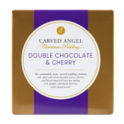 Carved Angel - Double Choc&Cherry Christmas Pud (12x120g)