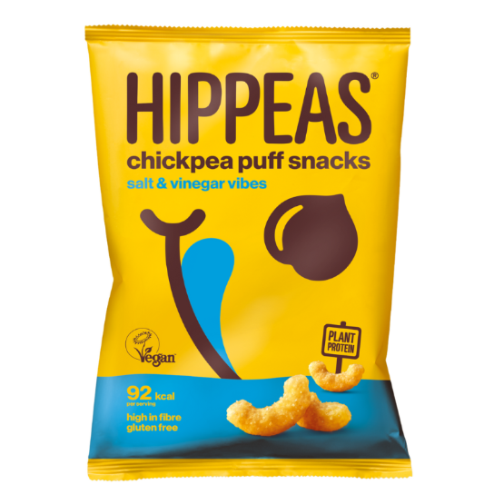 Hippeas - GF Salt & Vinegar Puffs (24 x 22g)