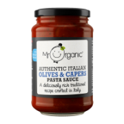 Mr Organic - Olives & Capers Pasta Sauce (6 x 350g)