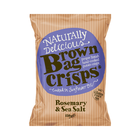 Brown Bag Crisps Rosemary and Sea Salt