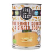 Free and Easy - Butternut Squash & Ginger Soup (6 x 400g)