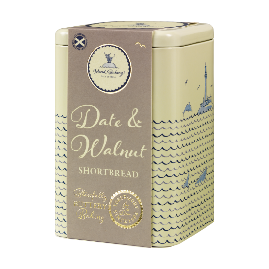 Island Bakery Date and Walnut Shortbread Tin