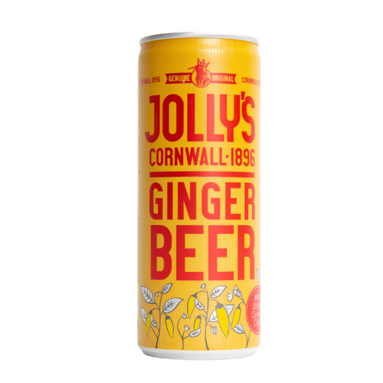 Jolly's Drinks - Ginger Beer Can (12 x 250ml)