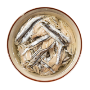 Silver and Green White Anchovy Fillets