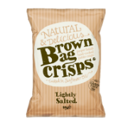 Brown Bag Crisps Lightly Salted 