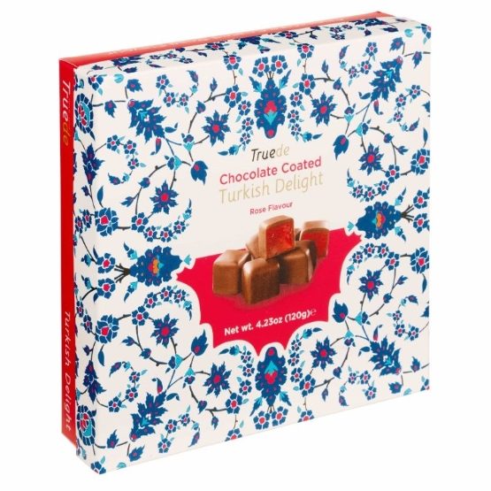 Truede - Choc Covered Rose Turkish Delight (12 x 120g)