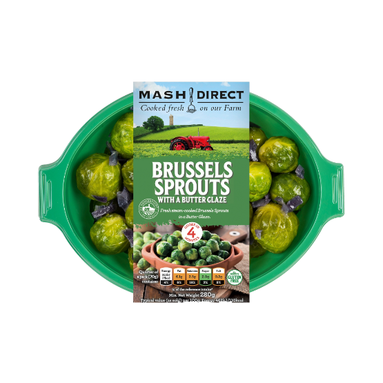 Mash Direct Gluten Free Brussels Sprouts with Butter