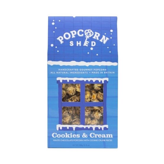 Popcorn Shed - Cookies & Cream Popcorn (10 x 80g)