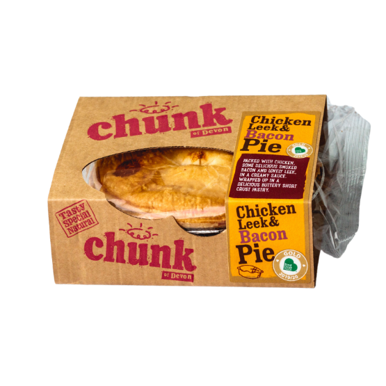 ## Chunk - Chicken, Leak & Bacon Pie (6 x 246g)