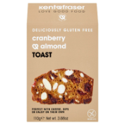 Kent & Fraser - GF Cranberry & Almond Toast(6 x110g)