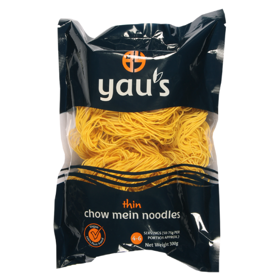 Yau's - Thin Chow Mein Noodle  (12 x 300g)