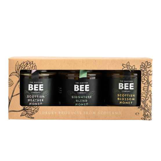 Scottish Honey Bee Co - Trio of Scottish Honey (8 x (3 x 227g))