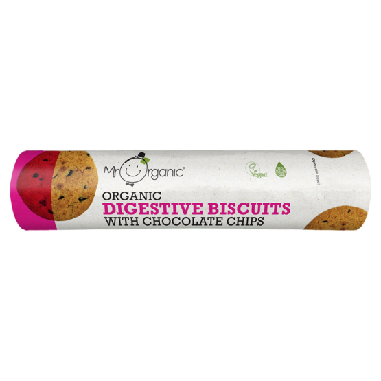 Mr Organic - Chocolate Chip Digestive (12 x 250g)